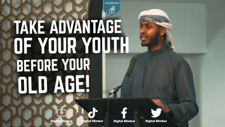Take Advantage of Your Youth Before Your Old Age